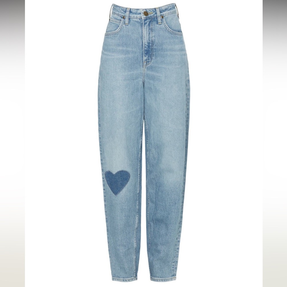LEE Stella tapered denim jeans with heart high rise 31